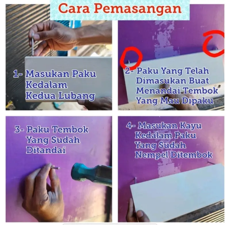 Rak Dinding Minimalis Ambalan 1 Set Isi 4 Rak kebutuhan rumah  Space-Saving Wine tahan lama kait & rak  aesthetic  dinding kamar papan  dinding heat-resistant kuning srat kyu buku ruang kerja tahan korosi ruang belajar  minimalis 5