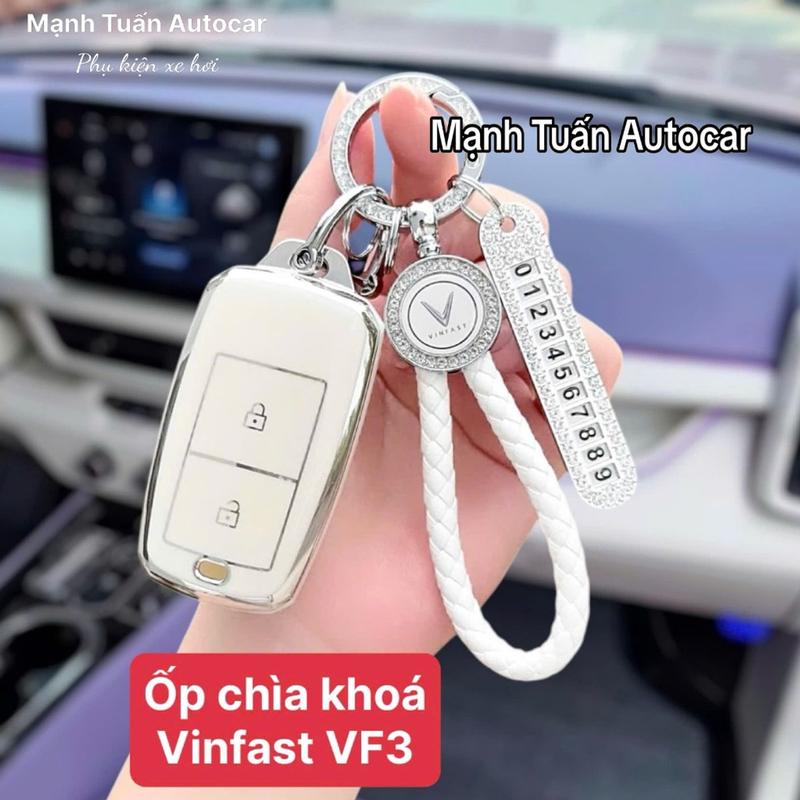 Ốp chìa khoá Vinfast VF3 xe điện móc khóa VF3 bảo vệ chìa khóa - TPU cao cấp