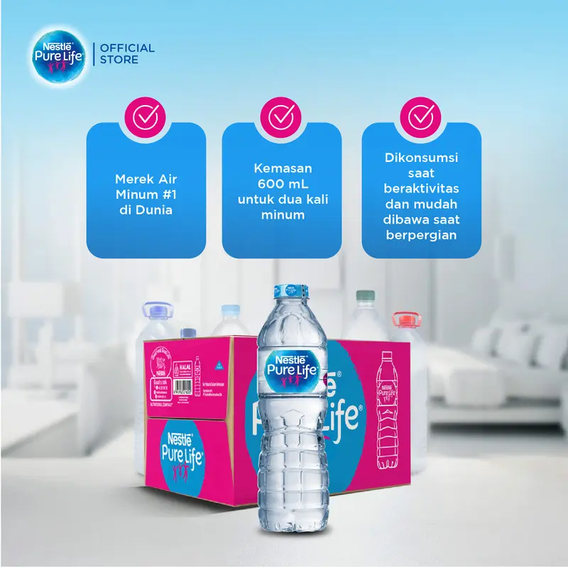 PROMO - Nestle Pure Life 3 Karton 600mL 3