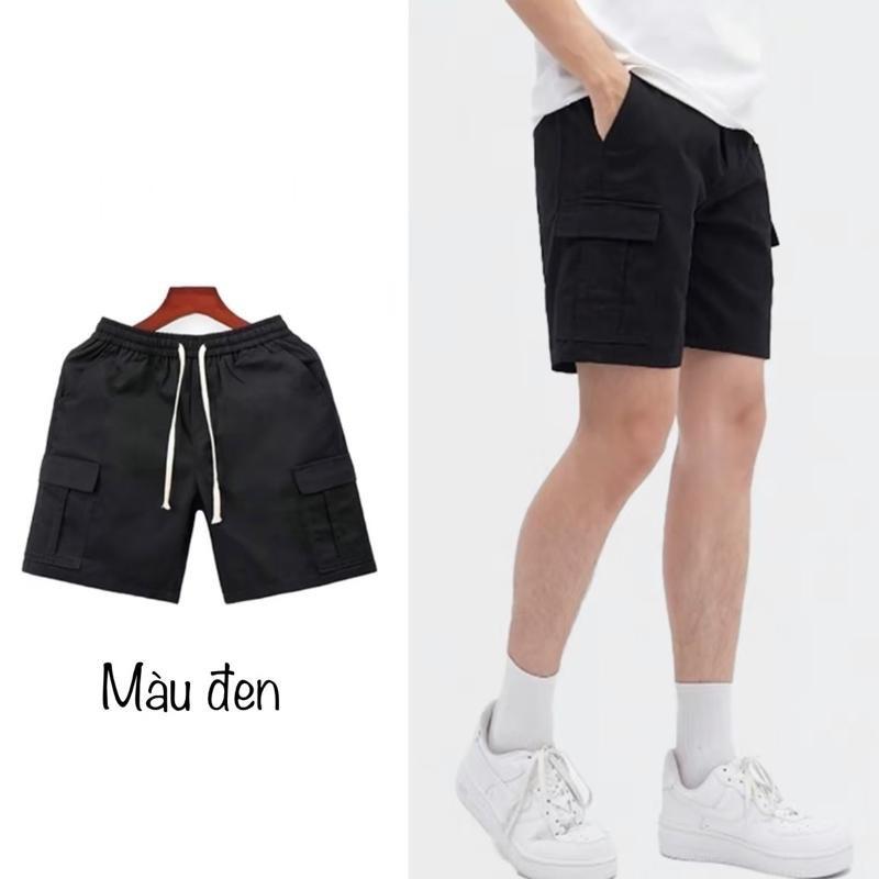 Quần đùi Short OVERSIZE Kaki Túi Hộp Cúc Bấm,Unisex Nam nữ Có BigSize Short…