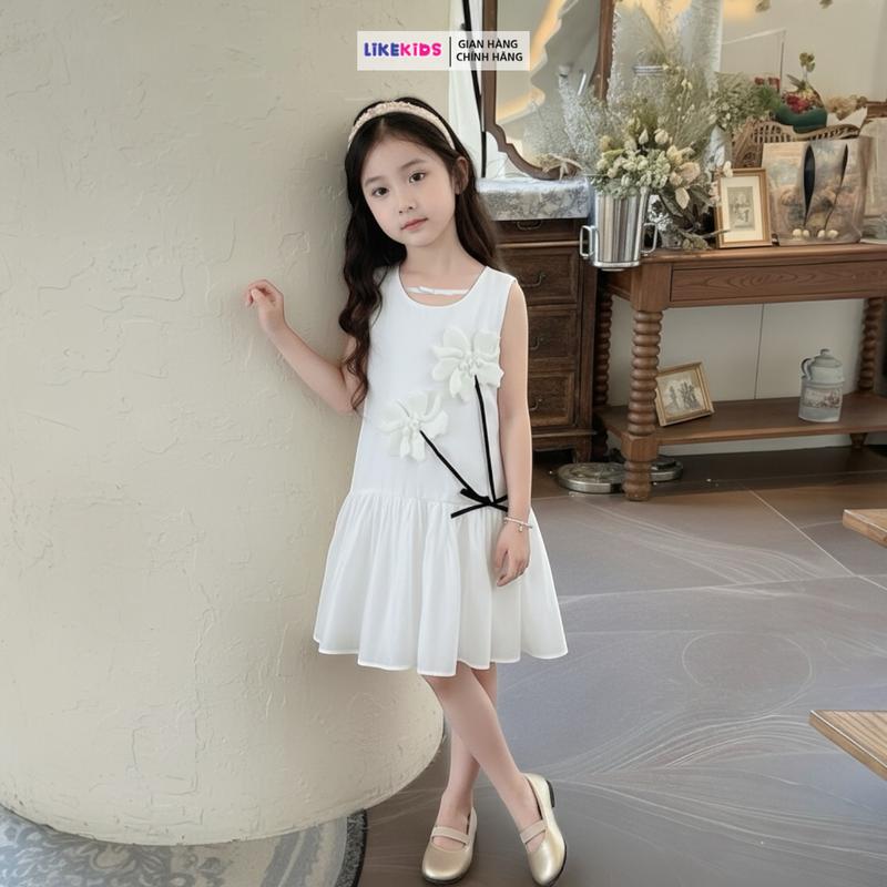 Đầm váy cho bé gái kiểu dáng HÈ HOA NỔI LikeKids E11
