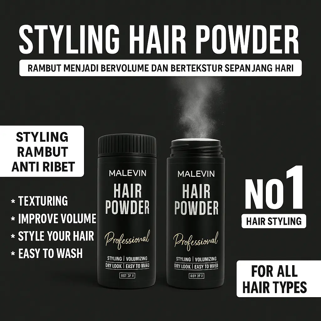 Professional Styling Rambut Hair Powder Hair Styling Bubuk Penata Rambut Volumizing