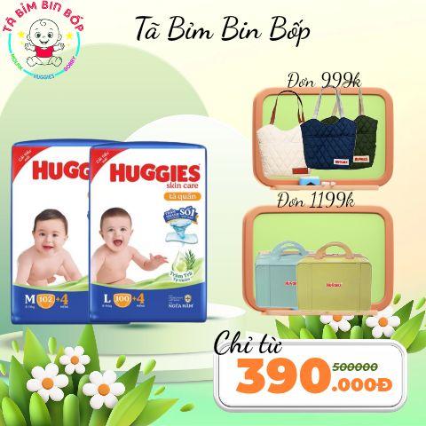  Huggies Skin mẫu mới 2025 M106 L104 Xl88 Xxl 80  Bỉm Cho Bé 