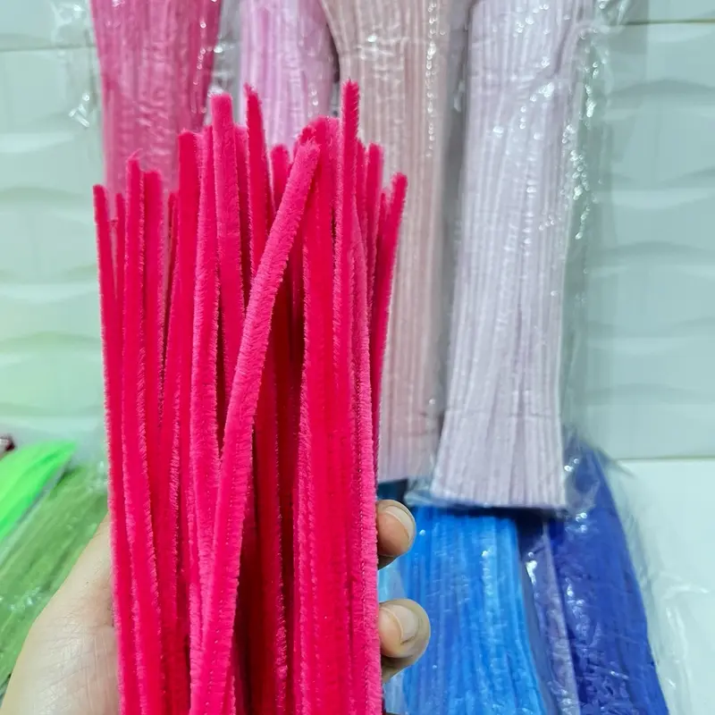 BULU MERCY KAWAT BULU BUNGA warna warni 1pack isi 100 pcs Kerajinan art n craft panjang 30cm 1
