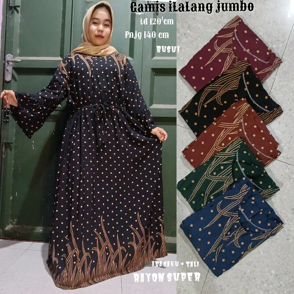 Gamis jmb iLaLang Gamis mayung Wanita Maxi