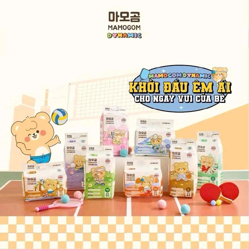 Mamogom 4 Bịch Bỉm DYNAMIC Thấm Hút Tốt Cho Bé - Sản Phẩm Chăm Sóc Sức Khỏe Cho Bé Yêu Của Bạn