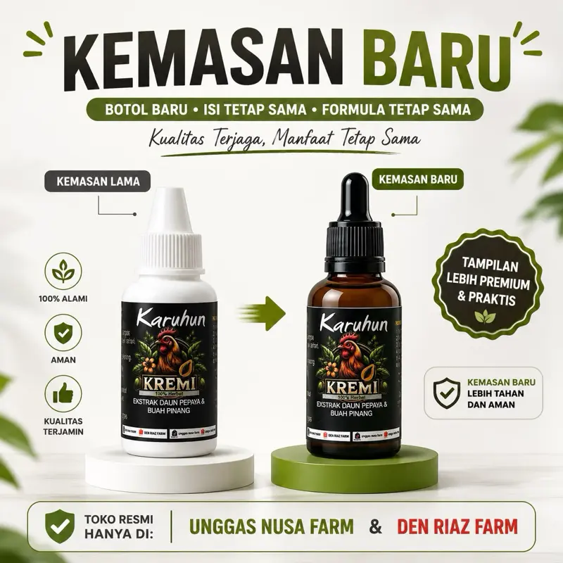 KREMI Obat Cacing Alami untuk Ayam - Obat Cacing Ayam Terbaik