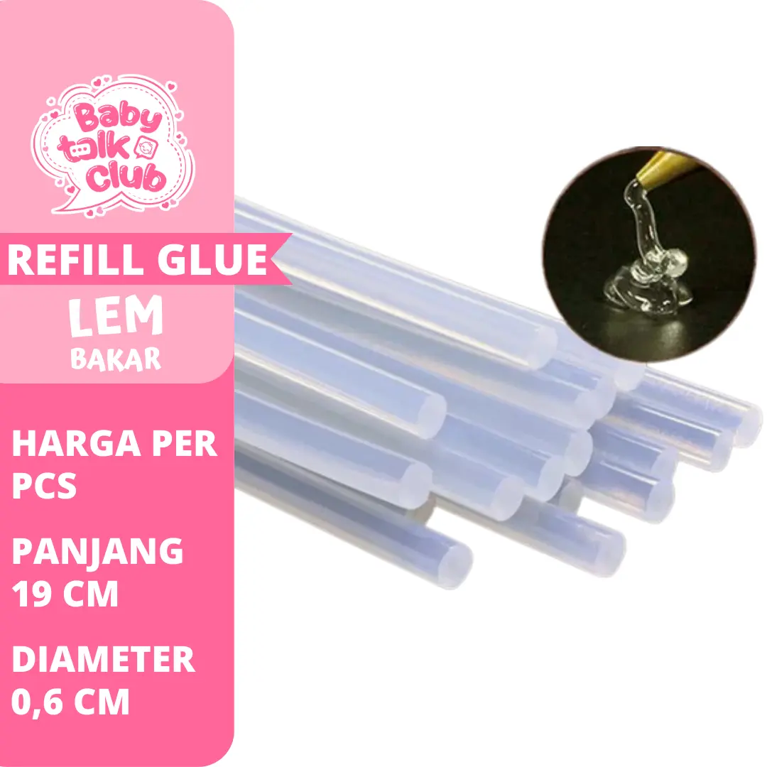 Lem Bakar Refill Glue Gun Refil Isi Ulang Harga Satuan Hot Melt