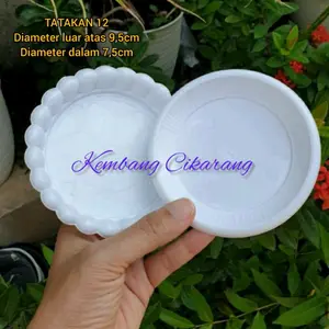 (1pc) TATAKAN 12 (7 5cm) : taktakan alas pot cantik murah kuat