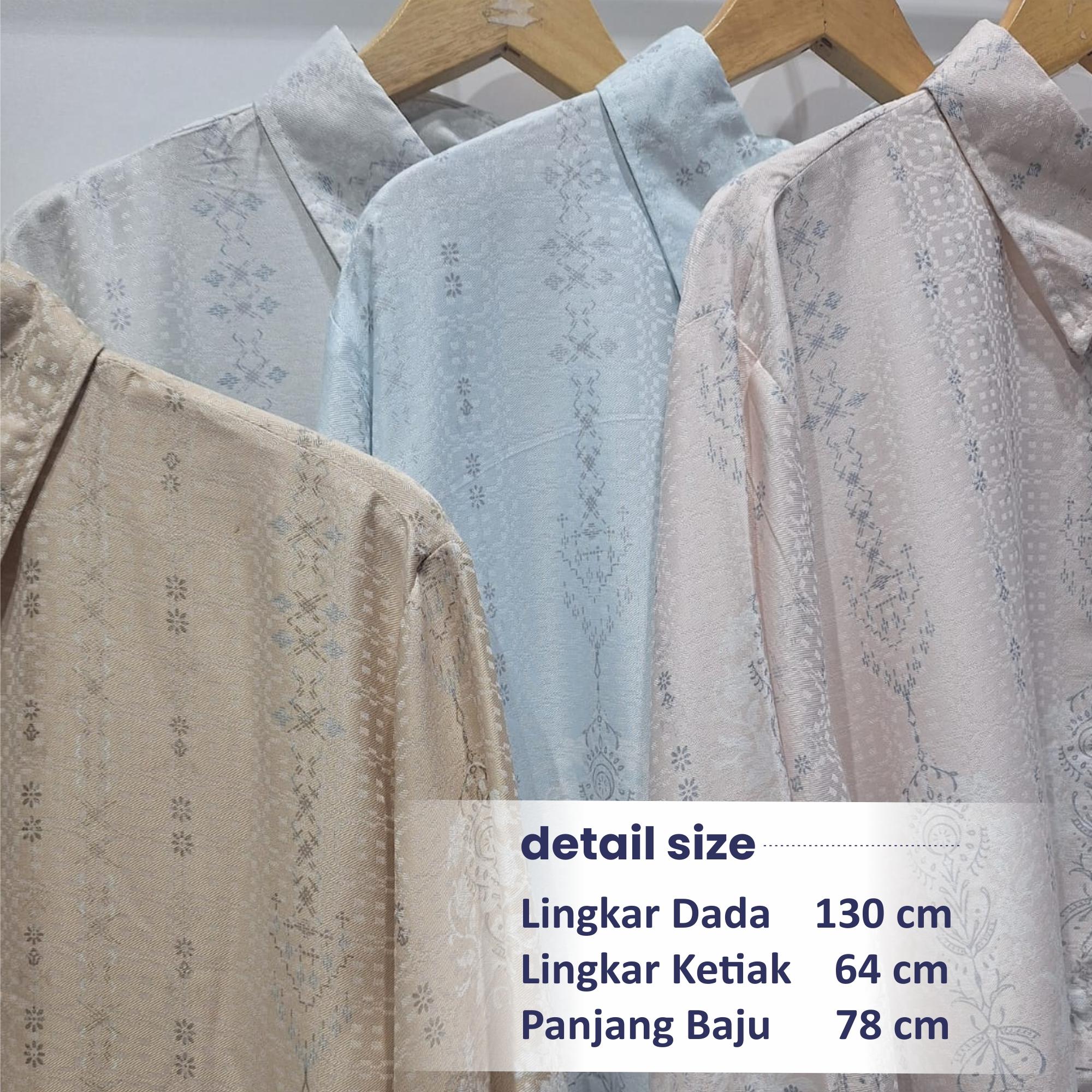 ARUMI Atasan Blouse Oversize Premium Jaquard Viscose