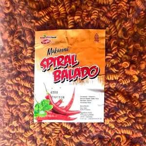 Makaroni Spiral Balado Kiloan 1 Kg Makanan Cemilan Snack Camilan Food Rasa Spesial  Jajanan Pedas Asin