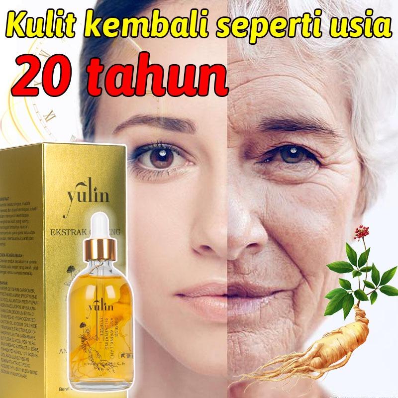 Serum Ginseng Anti Aging Korea - Essence Wajah Glowing Mencerahkan Flek Hitam & Bopeng - 5*100ml