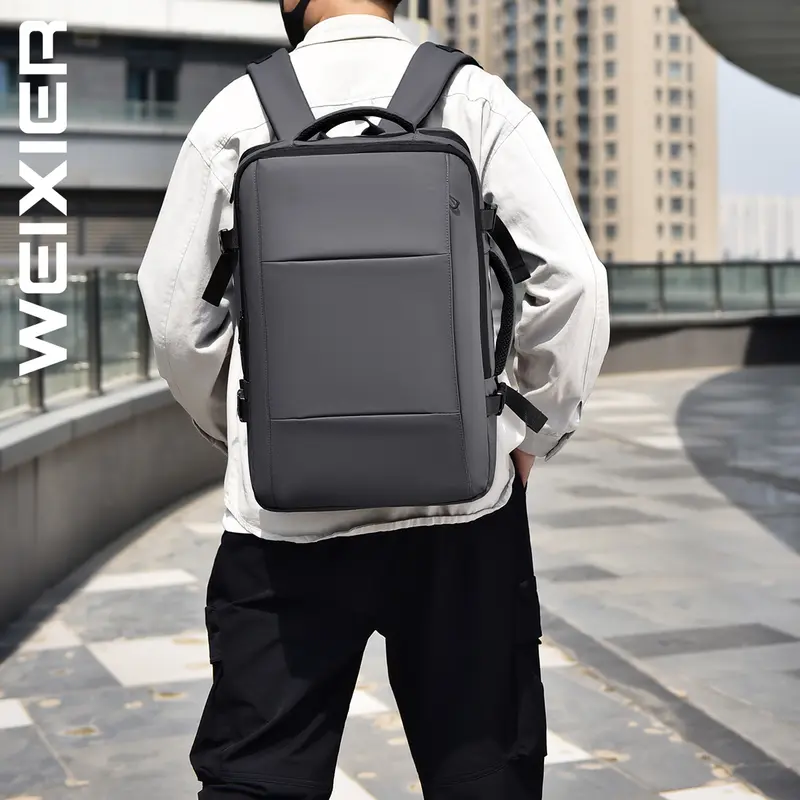 WEIXIER B703 Tas Punggung Pria Ransel Laptop Expandable Multi Fungsi 3