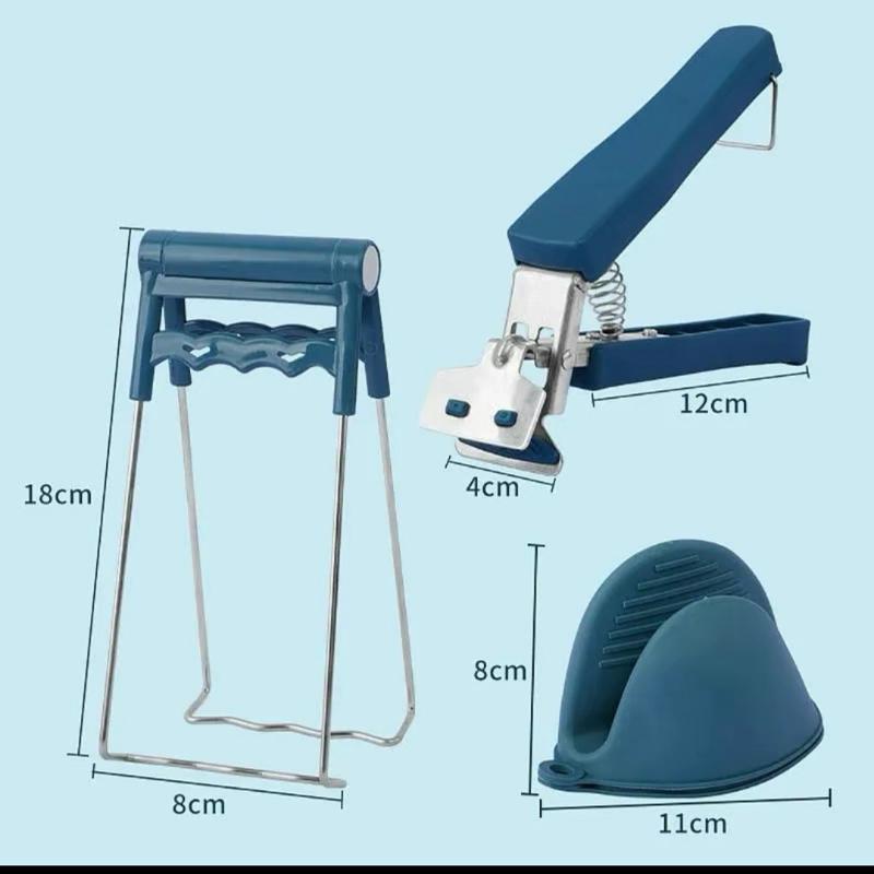 Combo 4 mon Bộ Dụng Cụ Gắp Bát Đĩa Chống Nóng Chuyên Dụng Trong Nhà Bếp - Đồ…
