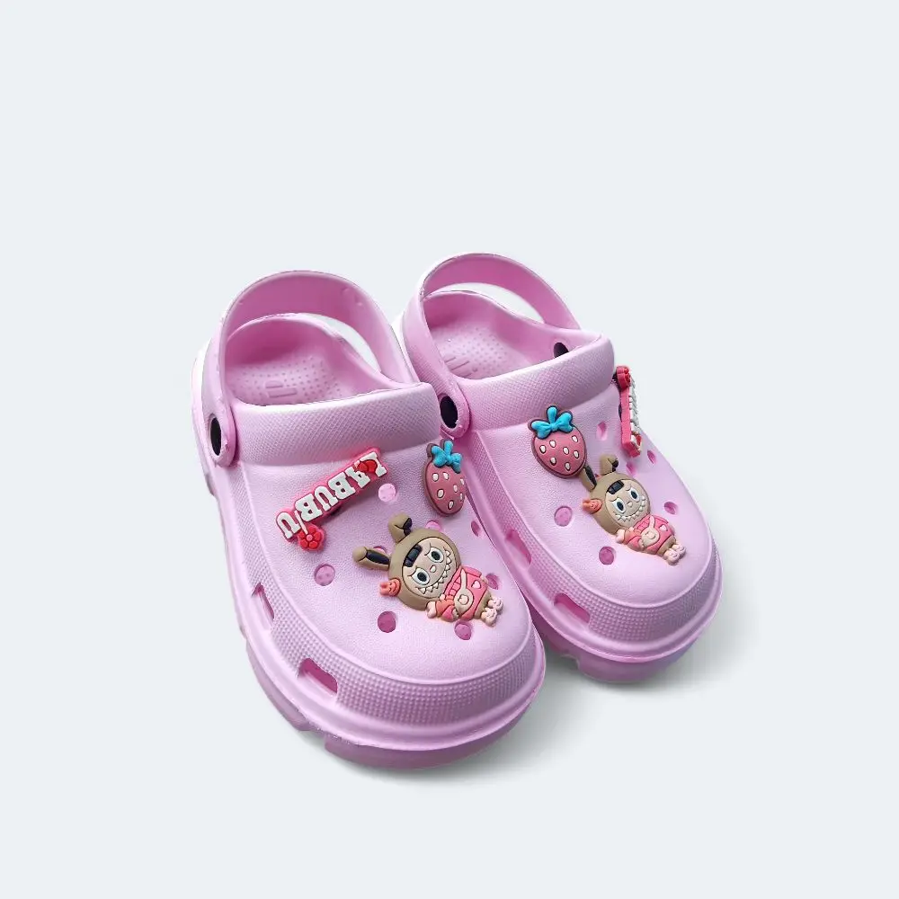 New Sandal Baim Labubu Anak Perempuan Jibbitz Labubu 805 Eva Ringan Nyaman Fashion