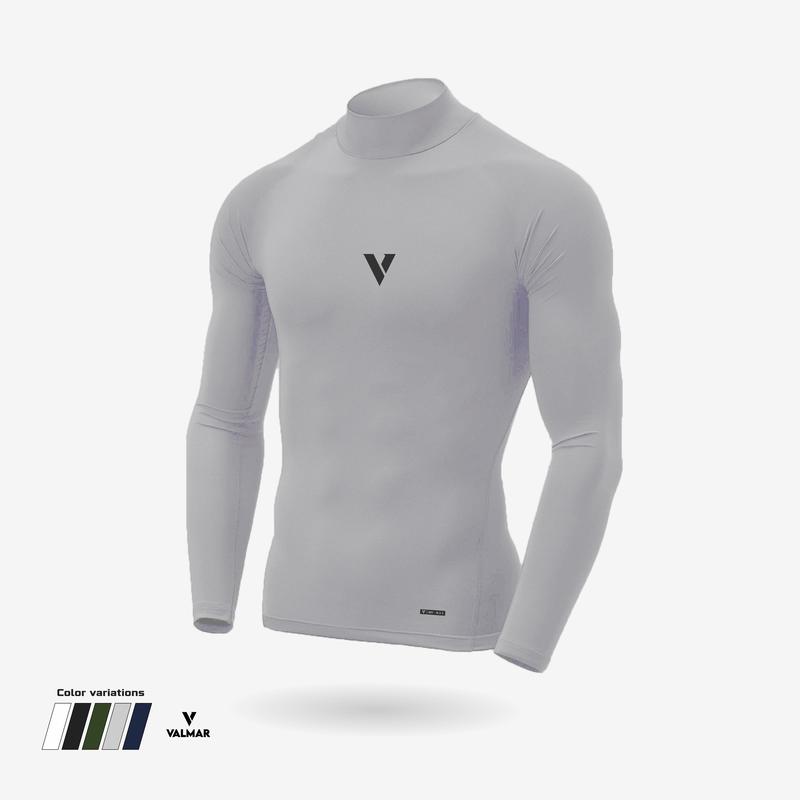 Valmar Baselayer manset BASIC pria olahraga Compression wear elastic sport man material spandex / mangset football running gym fitnes sepeda badminton 3