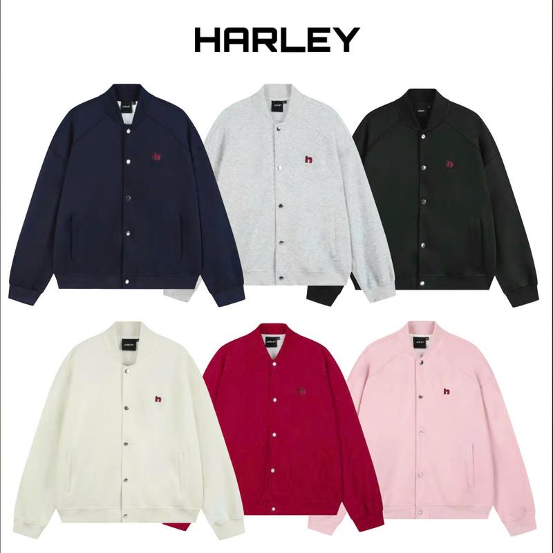 MỞ BÁN - Áo khoác BOMBER nam nữ nỉ 2 da JURLEY áo khoác nỉ form boxy nam nữ logo n thêu nổi dày dặn B2