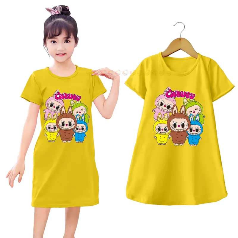 DASTER anak anak terlars//daster anak usia 2=12 tahun//bahan katun Perempuan Cewek Dress Fashion 2–12 tahun daster anak sehari-hari daster Tidur 2