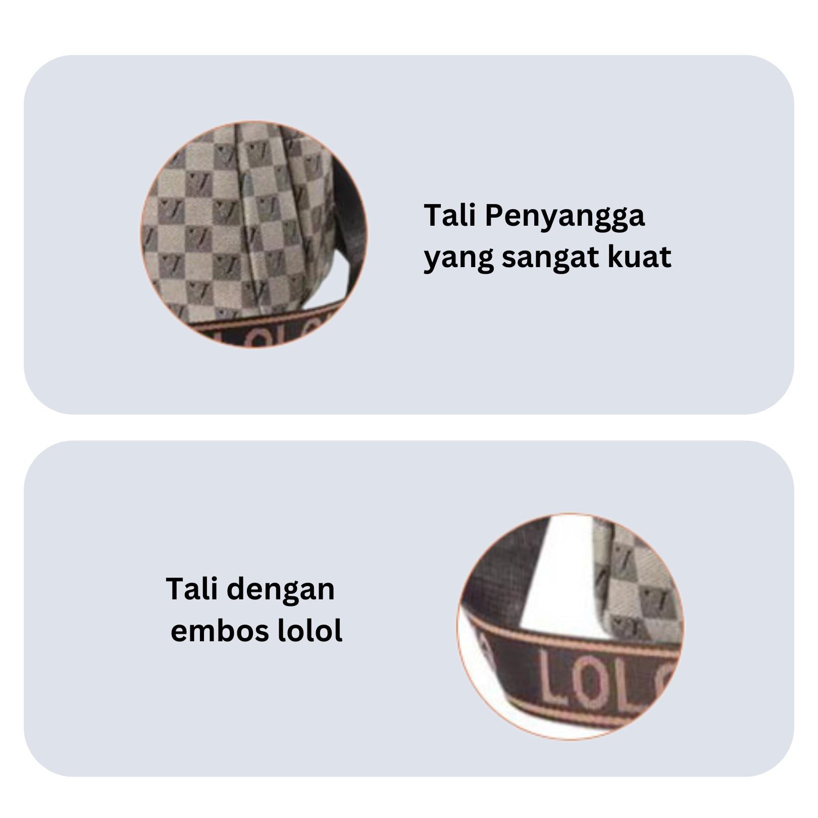 LOLOL Fashion Tas Wanita Tas Selempang  Tas Ransel  Tas Kulia Tas Sekolah  Tas ransel Terbaru 2024 -  A036-1 Backpack