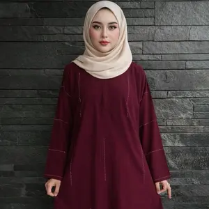 Abaya Syahira Tranding 2026 Material Fortaleza Dari bb 20 Sampai 100 kg Ready Stock Abaya Wanita dengan Desain Elegan dan Nyaman
