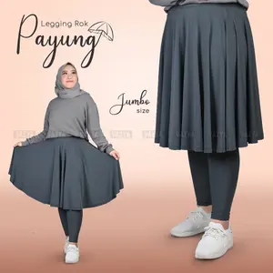 Legging Rok Payung Jumbo Wanita