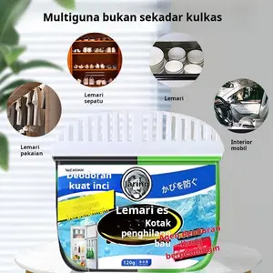 Penghilang bau kulkas, agen pembersih arang aktif, agen penghilang bau dan penyegar, pembersih kotak penghilang bau rumah tangga.
