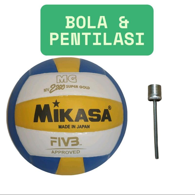 Bola voli mg supergold voly terberu volley Volly Ball Outdoor dalam & luar ruangan supergold pressl volley ball 4
