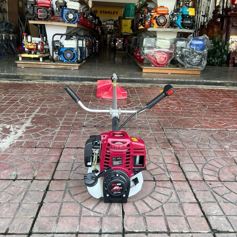 Máy cắt cỏ GX35 động cơ 4 thì xăng riêng nhớt riêng Phụ tùng kèm theo lưỡi cắt dây đeo bịt phụ tùng tặng ổ cước