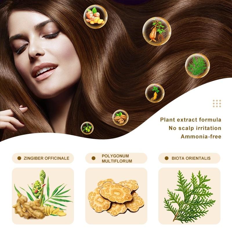 Pengiriman Cepat Menutupi Uban Coklat Cool Hair Color Tanpa Pemutihan Pewarna Rambut Cat Rambut Tidak Merusak Kulit Kepala Cocok Untuk Semua Kulit Milk Tea Golden Brown Burgundy Cranberry Red Penghitam Rambut Uban Warna 4