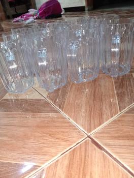 Product Review of 6PCS X GELAS ES GAGANG AKRILIK 206 /GELAS ACRYLIC / GELAS PLASTIK BESAR MURAH / GELAS BIR/GELAS TAHAN BANTING from P**a w**g 2