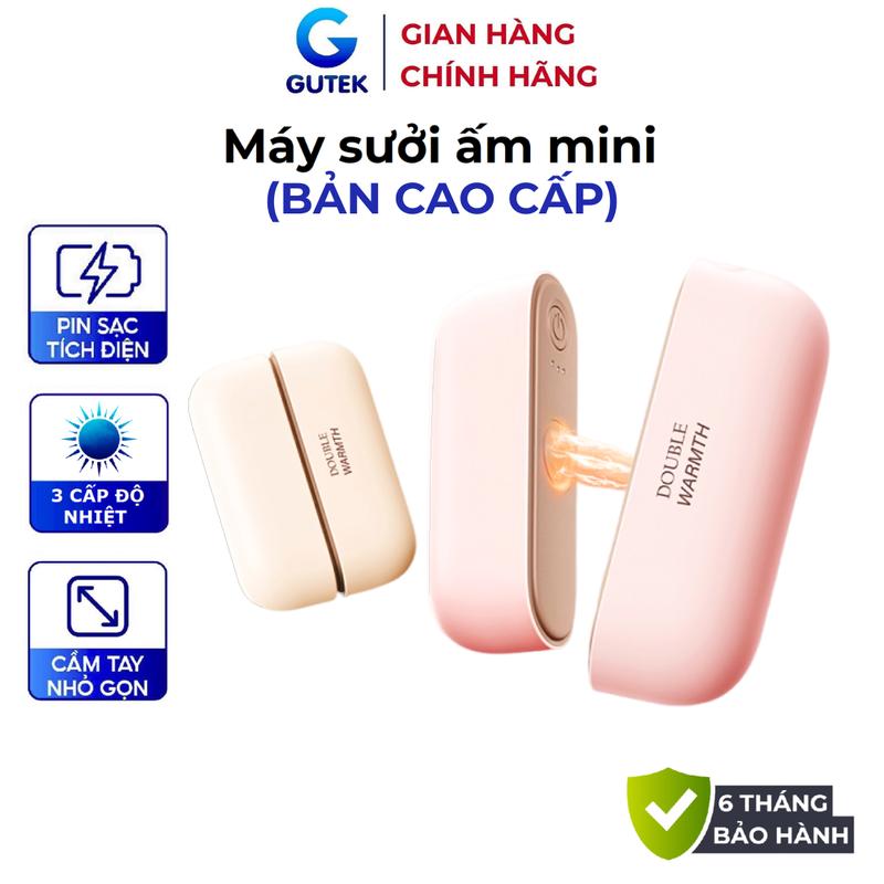  Máy sưởi ấm mini cầm tay 3 cấp độ nhiệt độ nhỏ gọn dùng cho 2 người - Gutek GT-SX02 