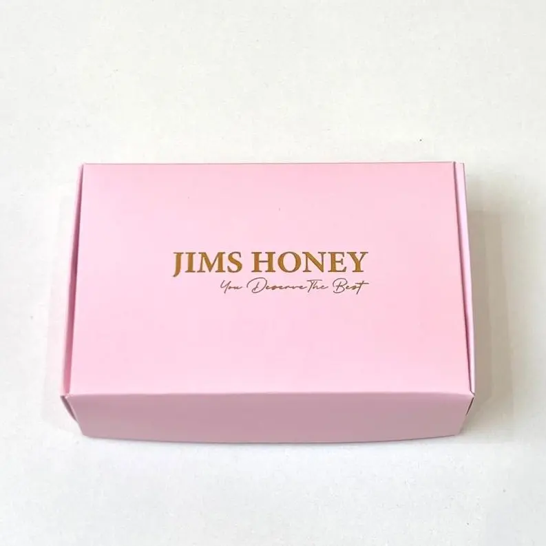 JIMS HONEY PACKING BOX LIPAT KHUSUS DOMPET Gold Pink