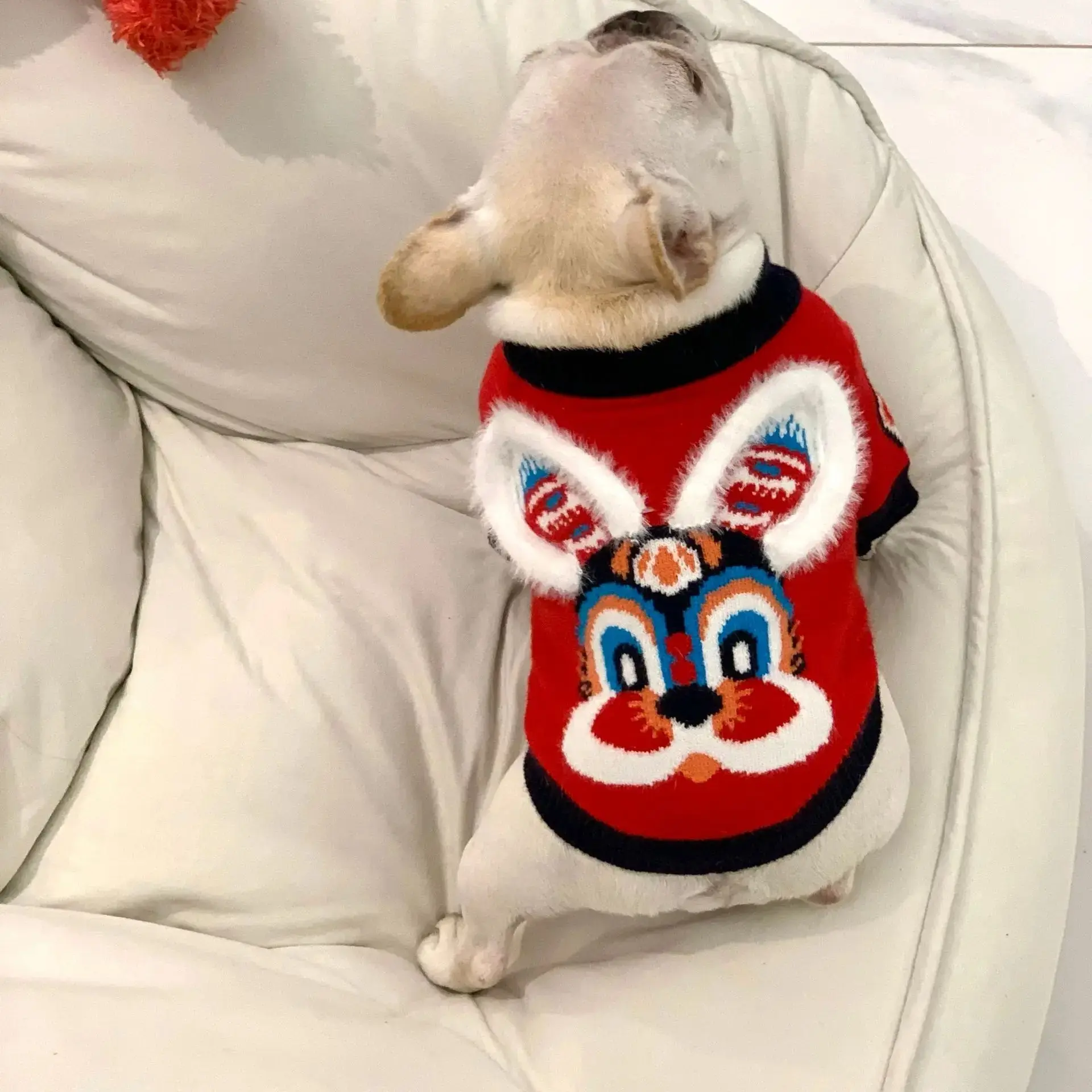 Spring Festival Dog Clothes for Puppy, Pet, Chihuahua, Pug Outfits - Chinese New Year Cosplay Costume