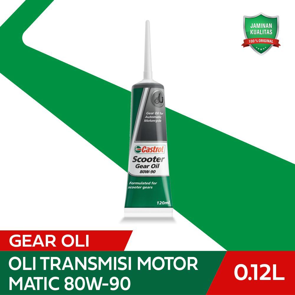 Castrol Oli Scooter Gardan Matic SAE 80W-90 120ml Original 100% - Pelumasan Superior & Perlindungan Maksimal untuk Transmisi Motor Gear Kendaraan Mesin Motor