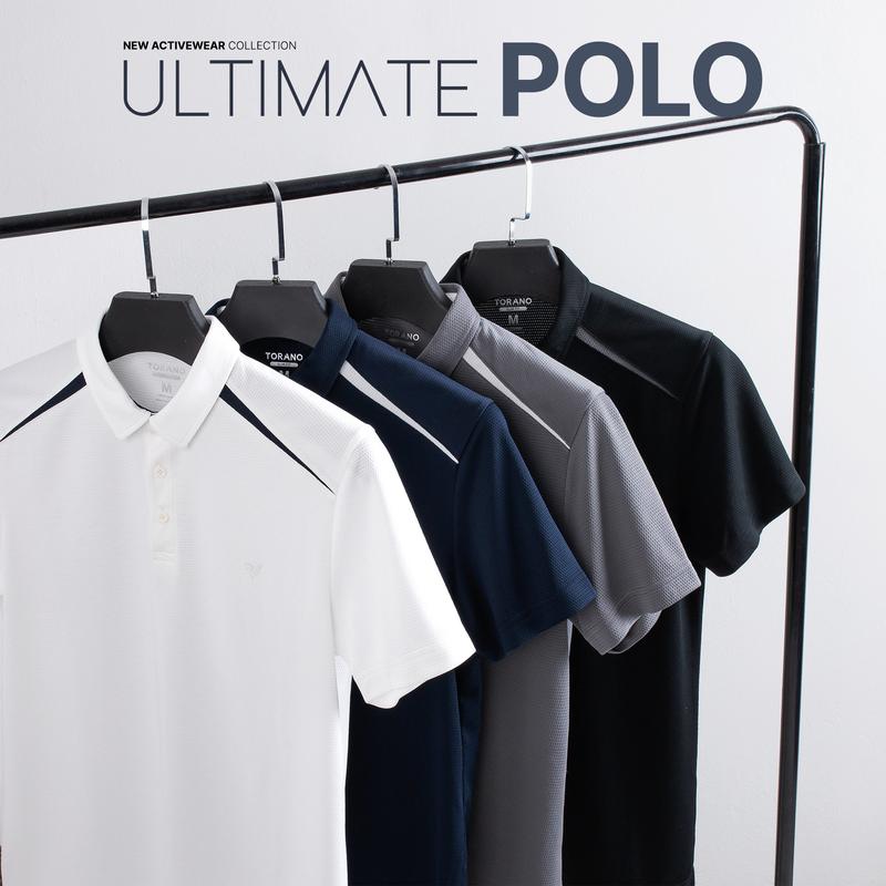 ULTIMATE COLLECTION Áo polo thể thao nam TORANO TP001 Menswear Có Cổ Ngắn Tay Shirt Cộc Tay Tay Ngắn