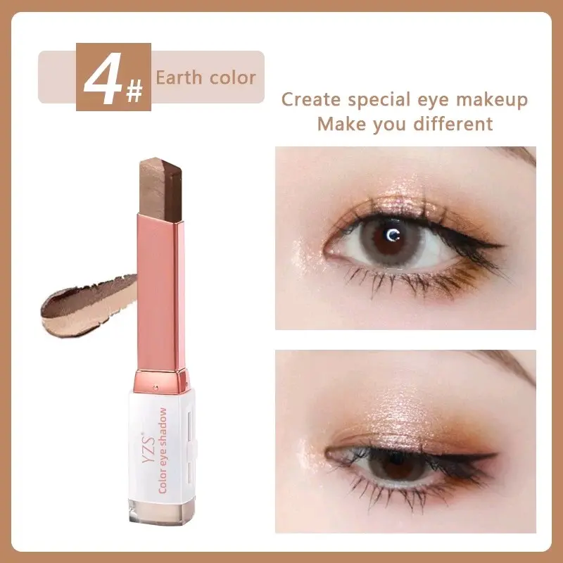 Eyeshadow DoubleGlow Original Double Color Eye Shadow Double Color Eyeshadow Eyeshadow Stick Gradient Ombre Color Lasting 5