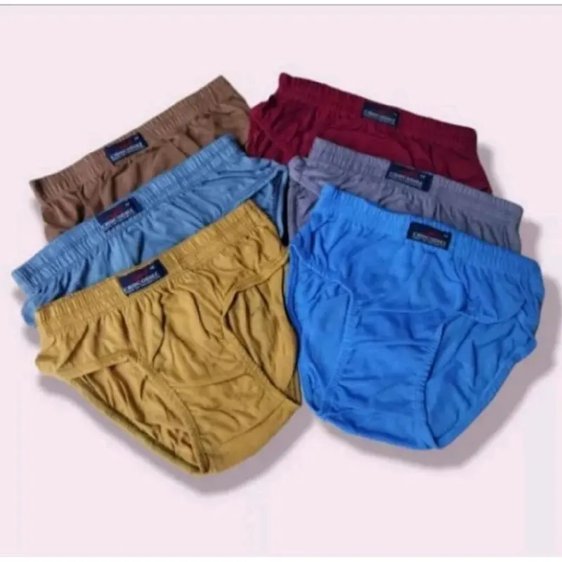 Diskon 6 PCS Celana Dalam Pria Dewasa Comodo Motif Polos CD Cowok Katun Lembut Nyaman dipakai - Size M-3L - Boxer, Pendek Remaja 5