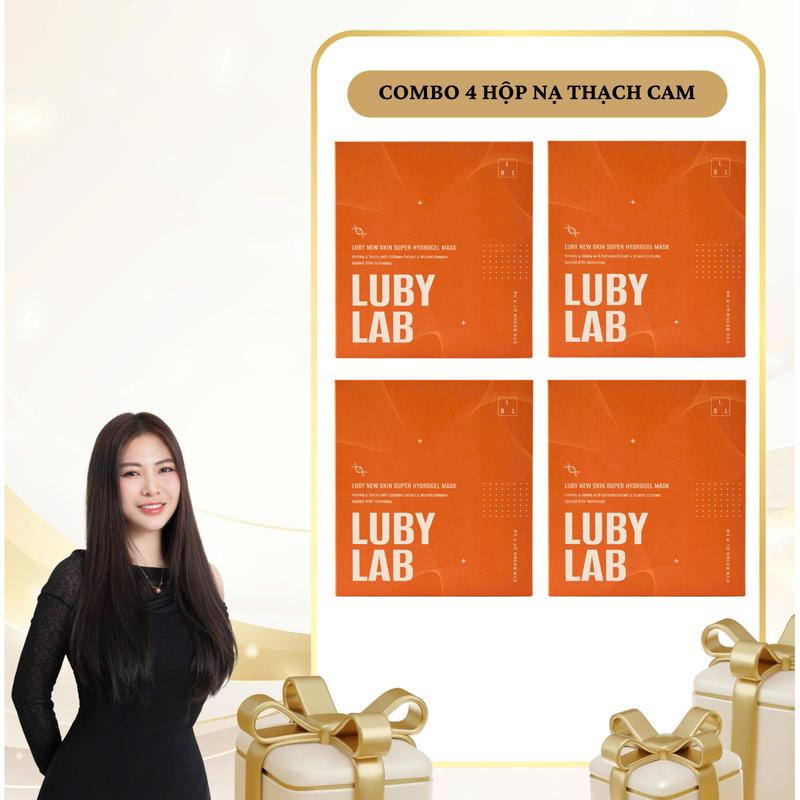  SN1725 - Combo 4 hộp mặt nạ thạch Hydrogel phiên bản giới hạn tổng 16 miếng 