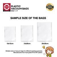 Gambar Daimaru Plastik Vacuum Sealer Embossed 10x15cm/25x30cm/25x30CM 100 Lembar Tebal 95 Mic BPA Free Makanan Kering & Moist - 25x30 cm dari Daimaru Kota Tangerang 5 Tokopedia