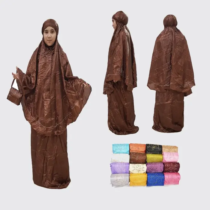 Ready Stock - Mukena Parasut Traveling Mukenah Abutai Dewasa