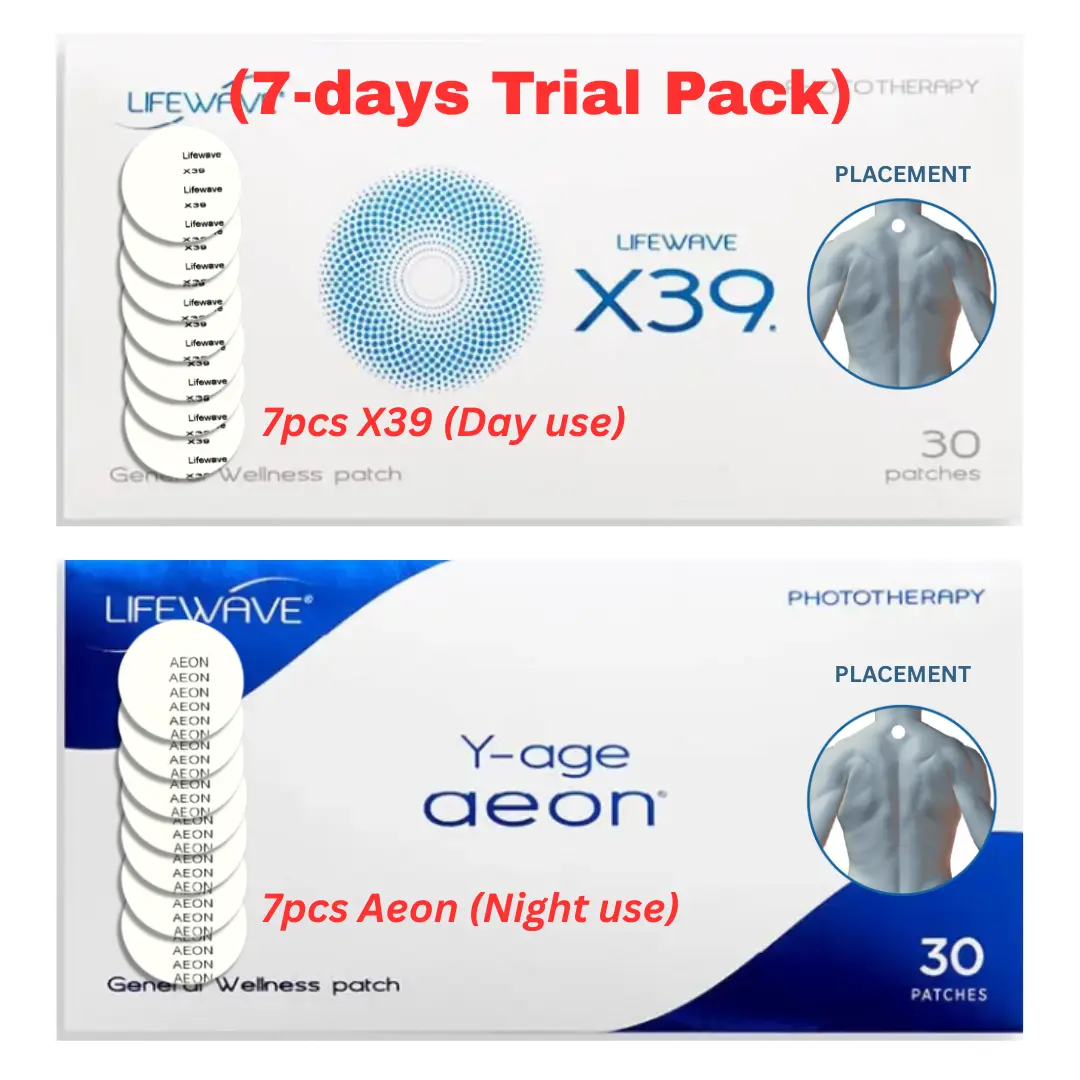 Combo trial set) Lifewave X39 + Y-age Aeon Phototherapy Patch 1