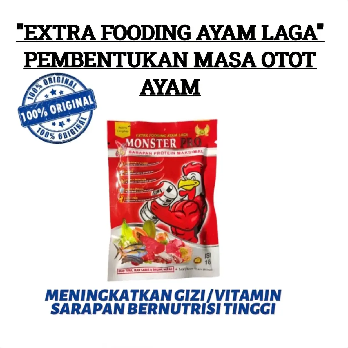 monster pro extrafooding SN sarapan protein maksimal