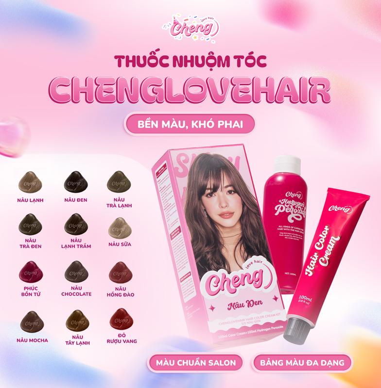 Thuốc Nhuộm Tóc Best Seller Chenglovehair Không Tẩy | Chengloehair,…
