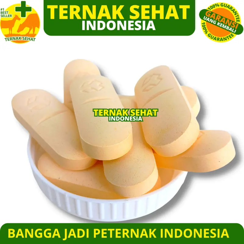 VITA B PLEX BOLUS 1 POT (17 BOLUS) MEDION - Vitamin B Complex Bolus Untuk Ternak Sapi Kambing Domba 3