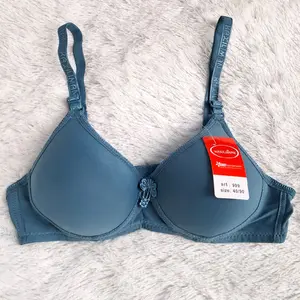 KAXILIMAN Bra Wanita Model 999 Warna Biru Tua Ukuran 34-40 Nyaman dan Menyempurnakan Bentuk Dada dengan Desain Elegan
