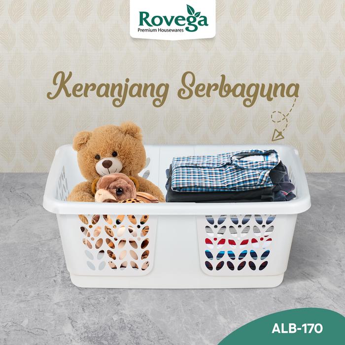Gambar Rovega After Laundry Basket / Keranjang Baju / Keranjang Setrika ALB-170 dari Rovega Premium Houseware Kota Administrasi Jakarta Utara Tokopedia