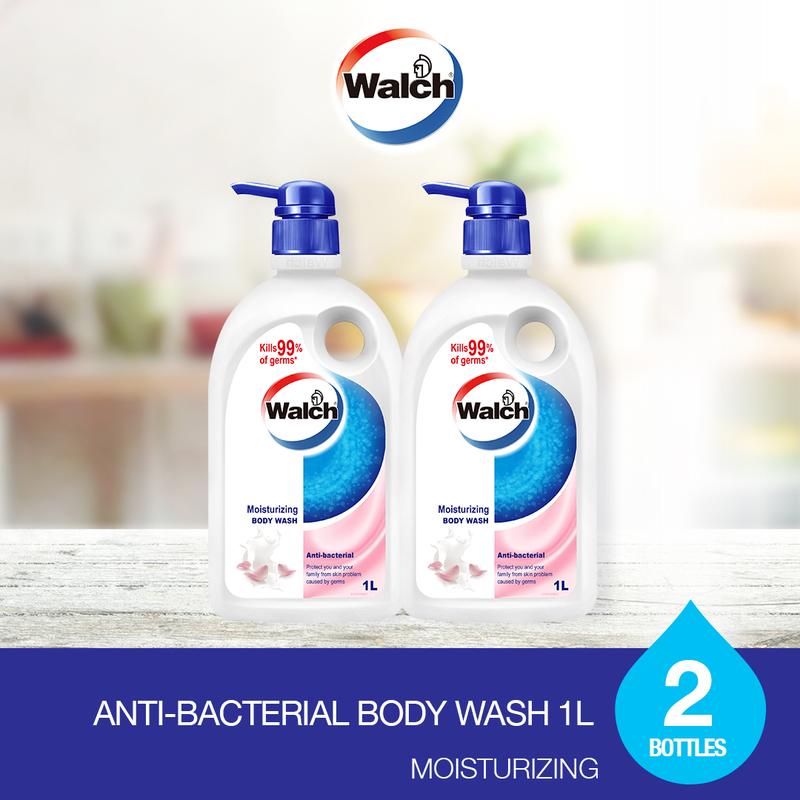 Walch Anti-bacterial Body Wash 1L x 2 Bottles