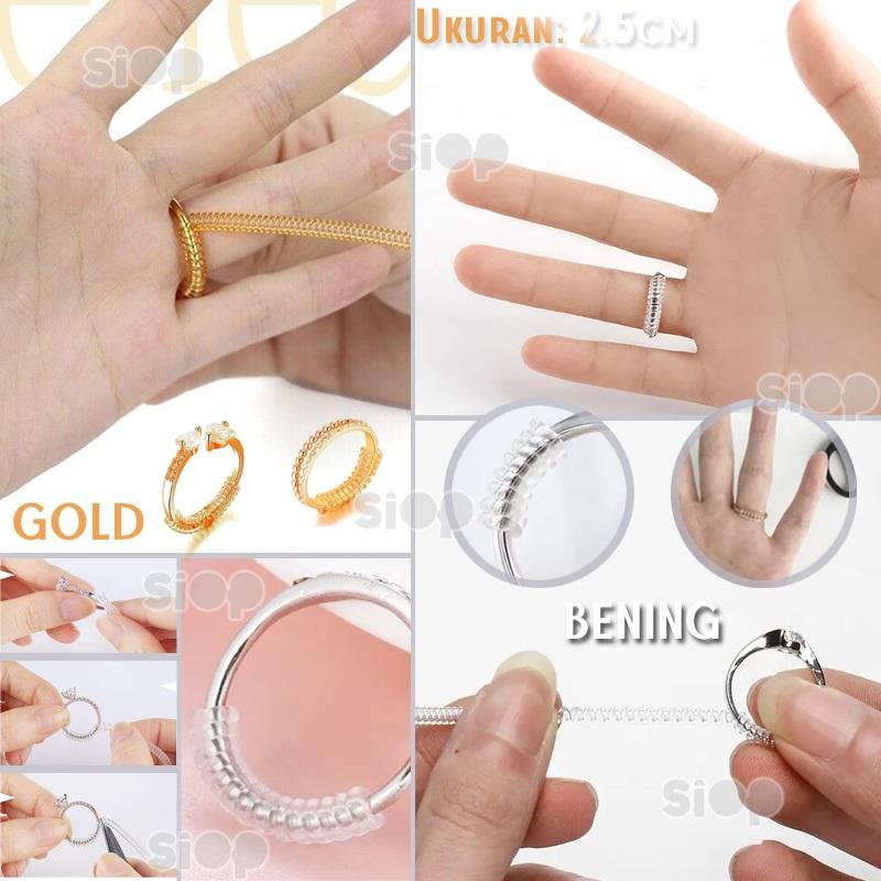 Pengganjal Cincin Pengecil Ukuran CINCIN ADJUSTER Silikon 1