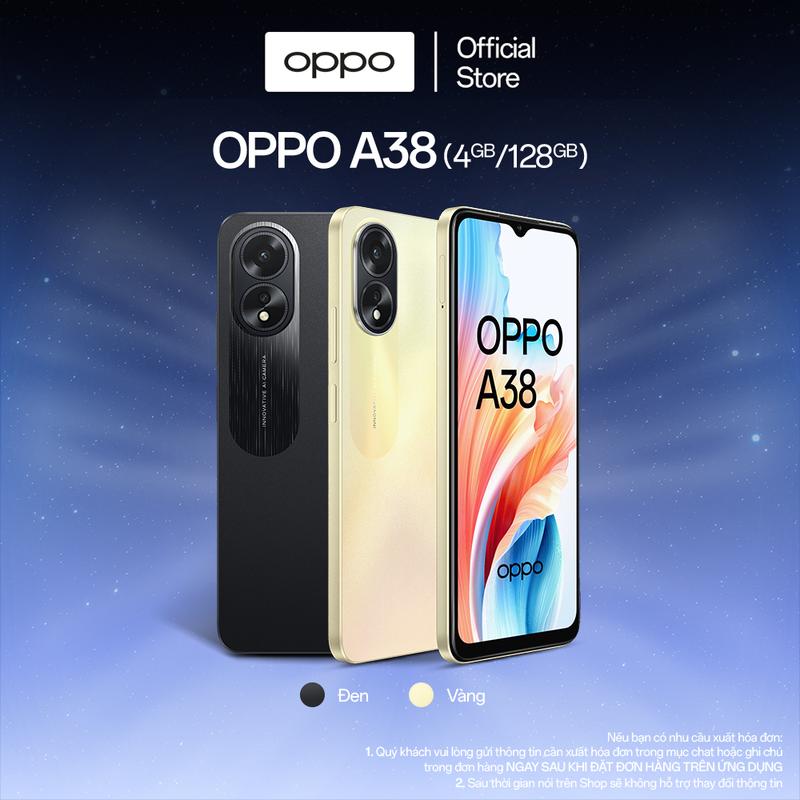 Điện Thoại OPPO A38 (4GB/128GB) | Bảo Hành 1 Năm | Hàng Chính Hãng