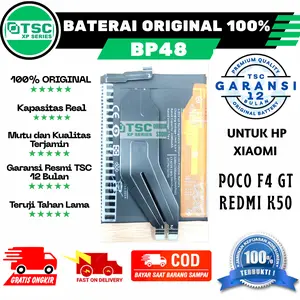 TSC XP SERIES BATERAI ORIGINAL BP48, untuk HP POCO F4 GT, REDMI K50